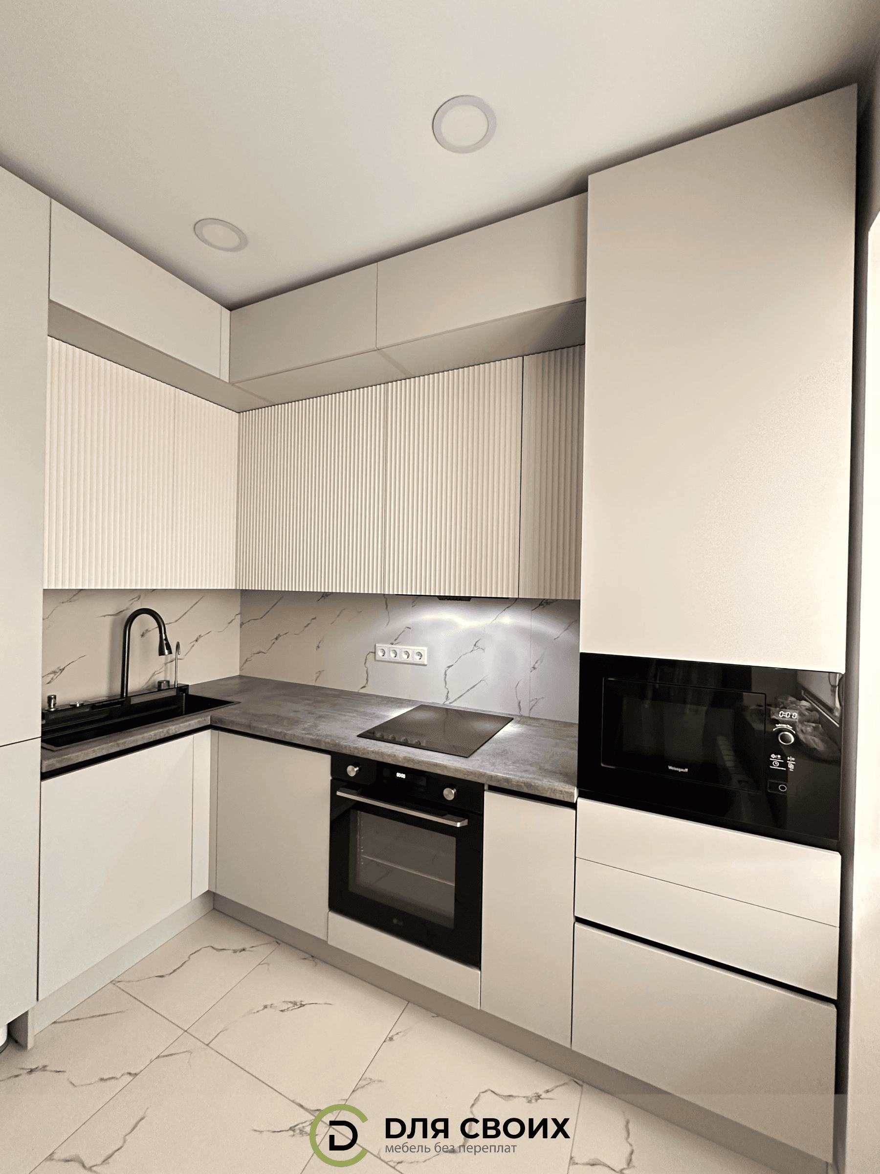 Кухня по индивидуальному проекту для квартиры в Твери